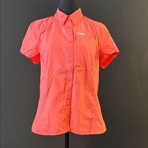 Columbia Bright Coral Short-Sleeve Shirt